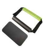 Cinturón ajustable de yoga negro