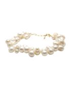 Bracciale Rita placcato in oro e perle coltivate