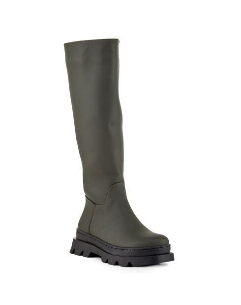 Bottes Thao kaki - Talon 5 cm