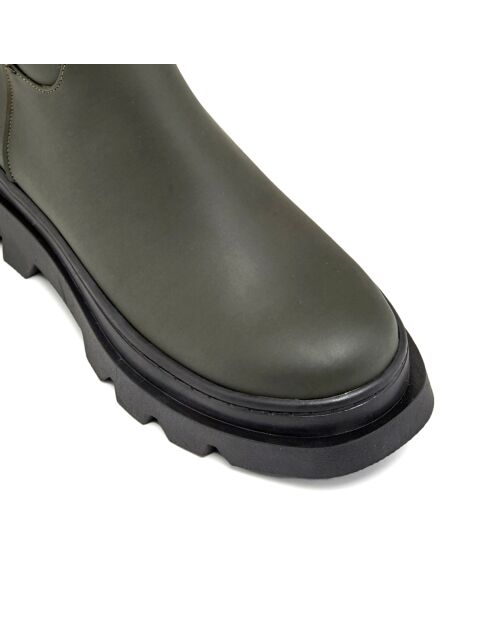 Bottes Thao kaki - Talon 5 cm