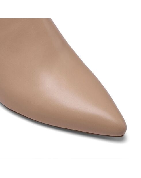 Bottines Marielle beige - Talon 6 cm