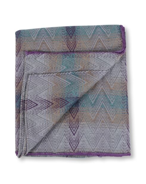 Cape en Laine & Soie multicolore