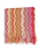 Poncho en Laine mélangée multicolore