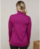 Top en Coton mélangé Botzaris prune