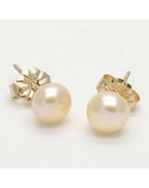 Orecchini Charly placcati in oro e perle d'acqua dolce
