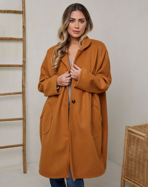 Manteau Ikie camel