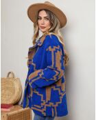 Manteau en Laine mélangé Isaya royal