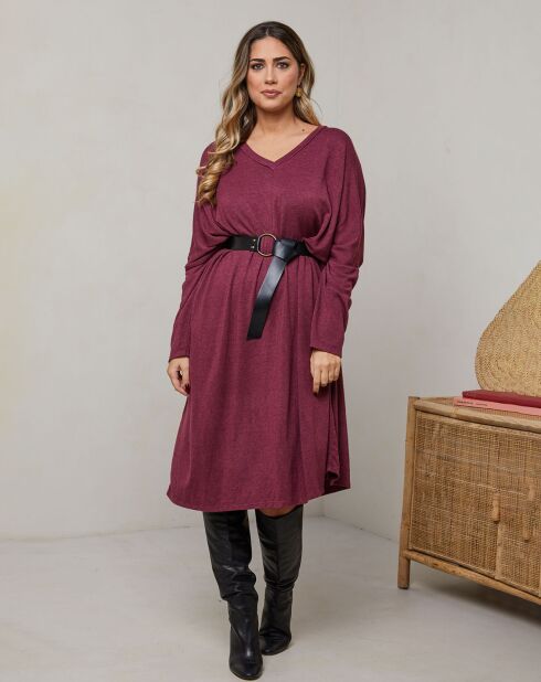 Robe Janet pourpre