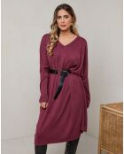 Robe Janet pourpre