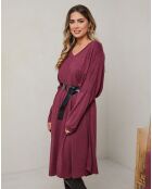 Robe Janet pourpre