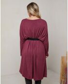 Robe Janet pourpre
