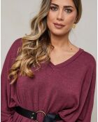 Robe Janet pourpre