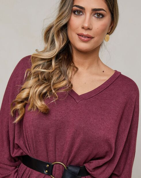 Robe Janet pourpre