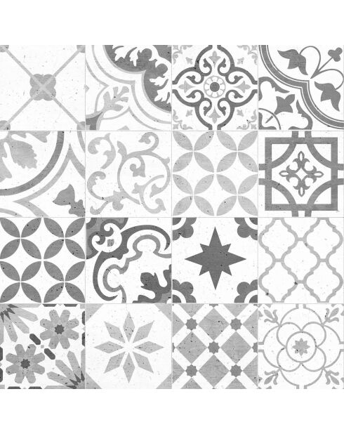 Crédence adhésive Carreaux de Ciment multicolore - 60x60 cm