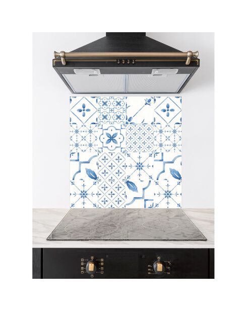 Crédence adhésive Faïence multicolore - 60x90 cm