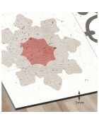 Crédence adhésive Carreaux de Ciment multicolore - 60x90 cm