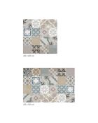 Crédence adhésive Carreaux de Ciment multicolore - 60x90 cm