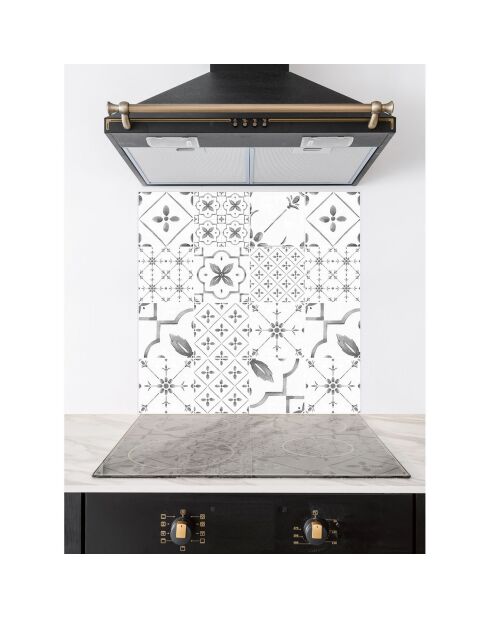 Crédence adhésive Faïence multicolore - 60x90 cm