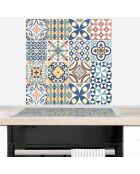 Crédence adhésive Carreaux de Ciment multicolore - 60x90 cm
