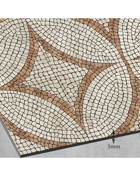 Crédence adhésive Mosaique  multicolore - 60x70 cm