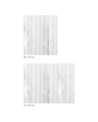 Crédence adhésive Bois multicolore - 70x90 cm