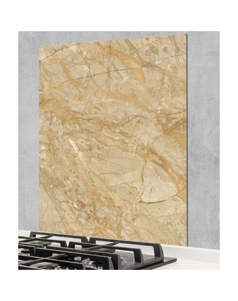 Crédence adhésive Marbre multicolore - 60x70 cm