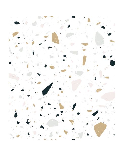 Crédence adhésive Terrazzo multicolore - 60x70 cm