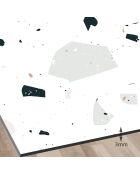 Crédence adhésive Terrazzo multicolore - 70x90 cm