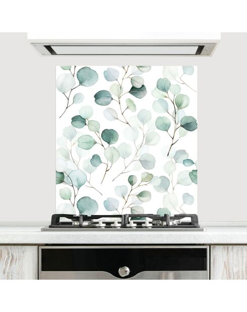 Crédence adhésive Feuilles multicolore - 70x90 cm
