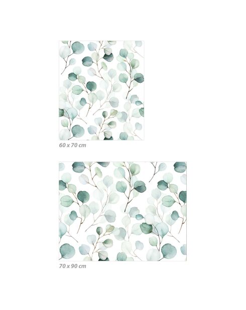 Crédence adhésive Feuilles multicolore - 60x70 cm
