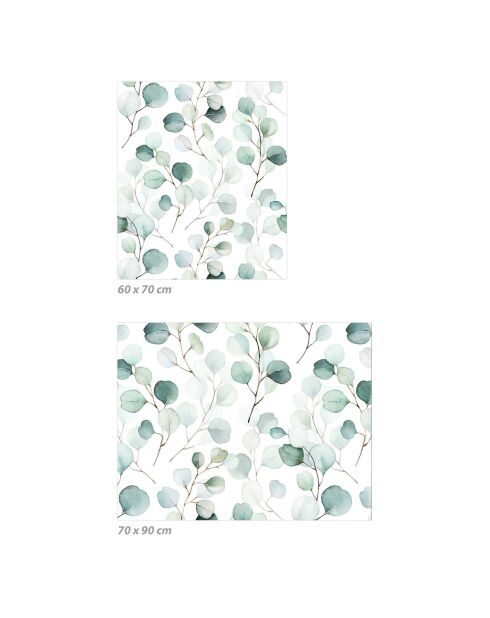 Crédence adhésive Feuilles multicolore - 70x90 cm