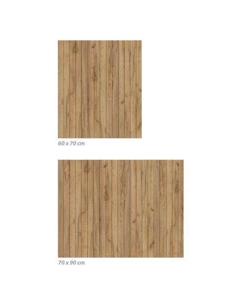 Crédence adhésive Bois multicolore - 60x70 cm