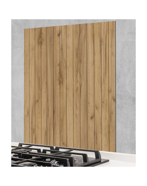 Crédence adhésive Bois multicolore - 70x90 cm
