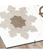 Crédence adhésive Carreaux de Ciment multicolore - 60x90 cm