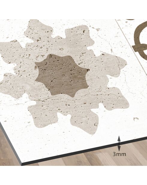 Crédence adhésive Carreaux de Ciment multicolore - 60x90 cm