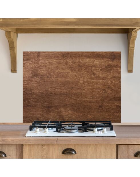 Crédence adhésive Bois multicolore - 70x90 cm