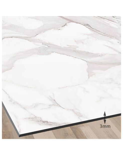 Crédence adhésive Marbre multicolore - 60x70 cm