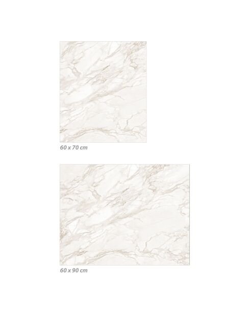Crédence adhésive Marbre multicolore - 60x70 cm