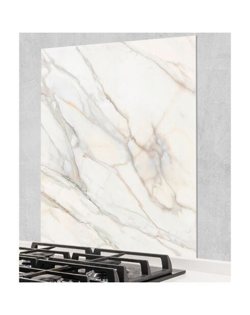 Crédence adhésive Marbre multicolore - 60x70 cm