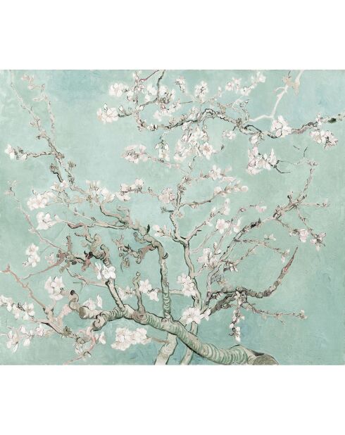 Crédence adhésive Amandier en fleurs multicolore - 60x90 cm