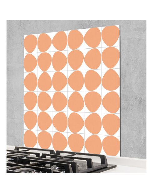 Crédence adhésive Formes Géométriques multicolore - 60x60 cm