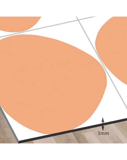 Crédence adhésive Formes Géométriques multicolore - 60x60 cm