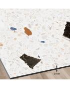 Crédence adhésive Terrazzo multicolore - 50x100 cm