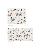 Crédence adhésive Terrazzo multicolore - 50x100 cm