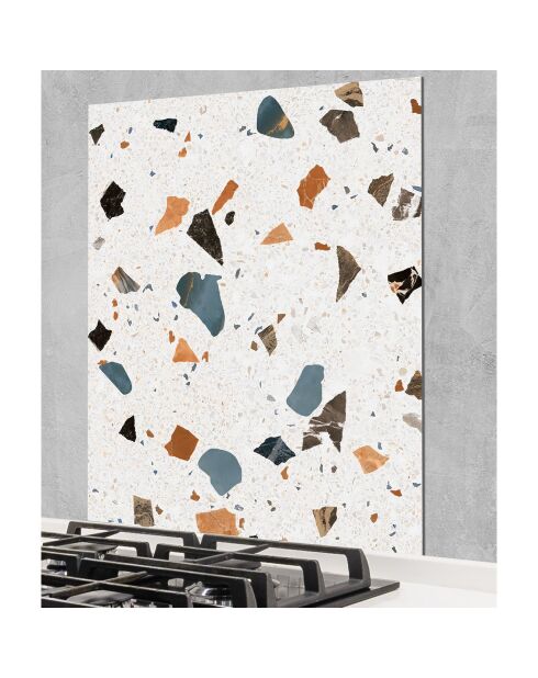 Crédence adhésive Terrazzo multicolore - 50x100 cm