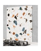 Crédence adhésive Terrazzo multicolore - 60x70 cm