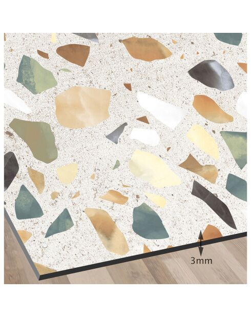 Crédence adhésive Terrazzo multicolore - 50x100 cm
