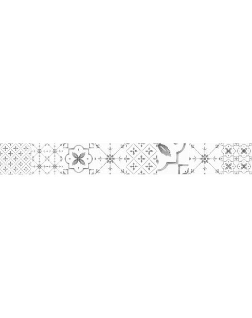 Crédence adhésive Carreaux de Ciment multicolore - 15x120 cm