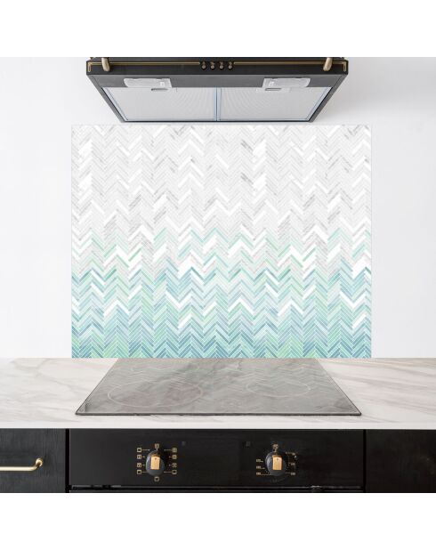 Crédence adhésive Faïence multicolore - 70x90 cm