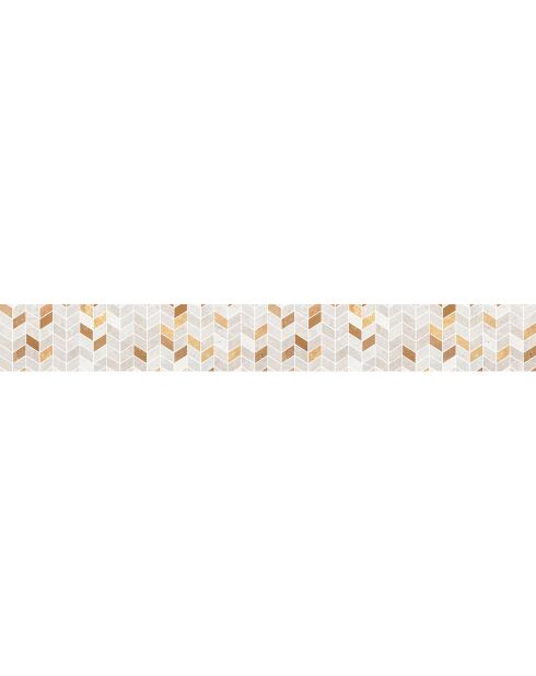 Crédence adhésive Faïence multicolore - 15x120 cm
